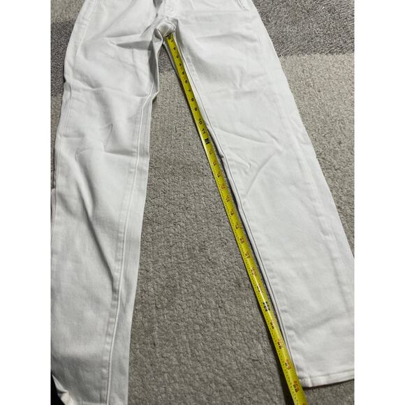 NWT Michael Kors Selma Skinny Jeans Womens Size 6 High Rise White Stretch - Picture 5 of 14